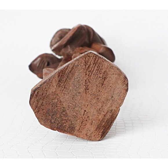 Vintage Akios Industries Ecuador Hand-Made Carved Man Wooden Peasant Figure - Picture 7 of 8